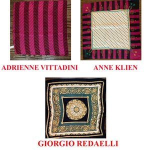 Silk Scarves - Set of 3 - Designer Brands